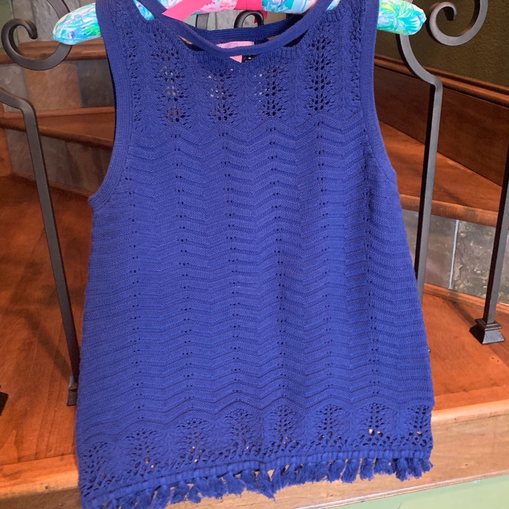 Lilly Pulitzer cotton sweater, size small